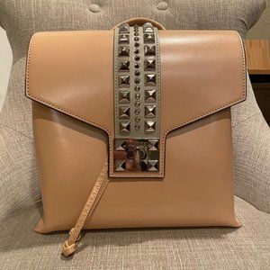 Mario Valentino Olivier Soave Leather Backpack